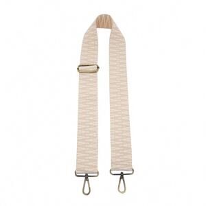 NEW JEN & CO. women's aztec adjustable crossbody bag purse guitar strap in cream